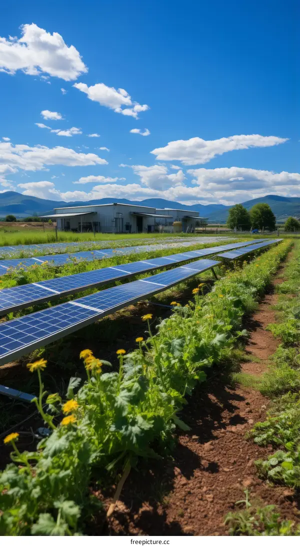 Large-scale Solar Farm Provides Renewable Energy