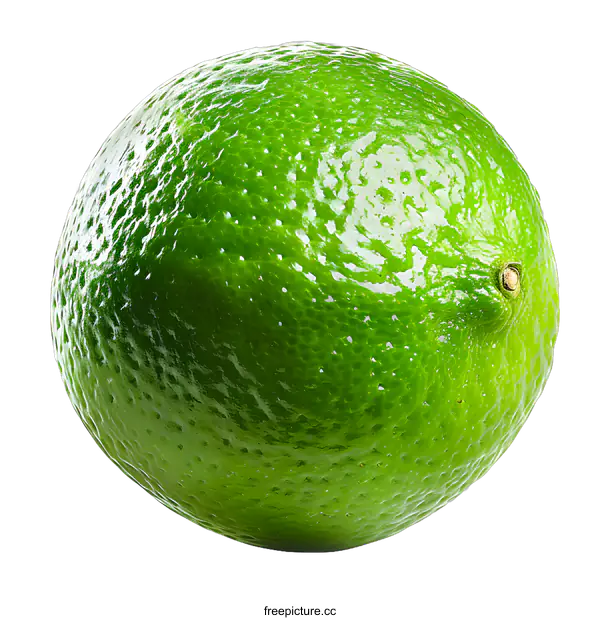 [Transparent Background PNG]Single Lime on White Background
