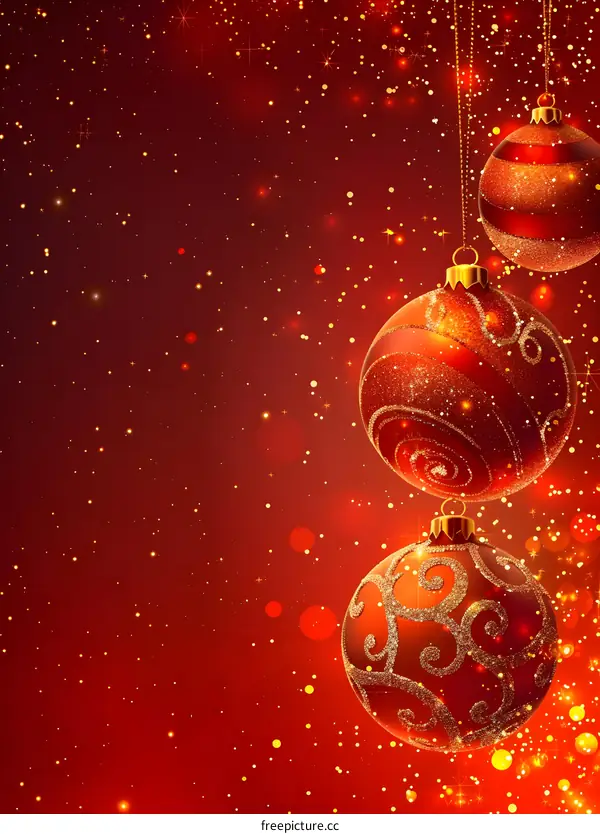 Red Christmas decorations