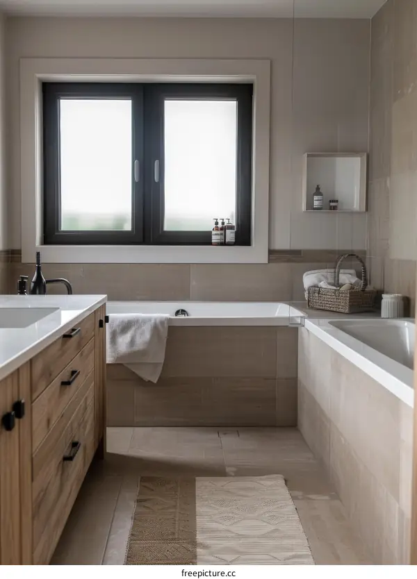 Scandinavian style bathroom