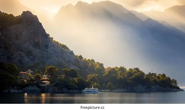 Coastal Mountainscape at Sunrise