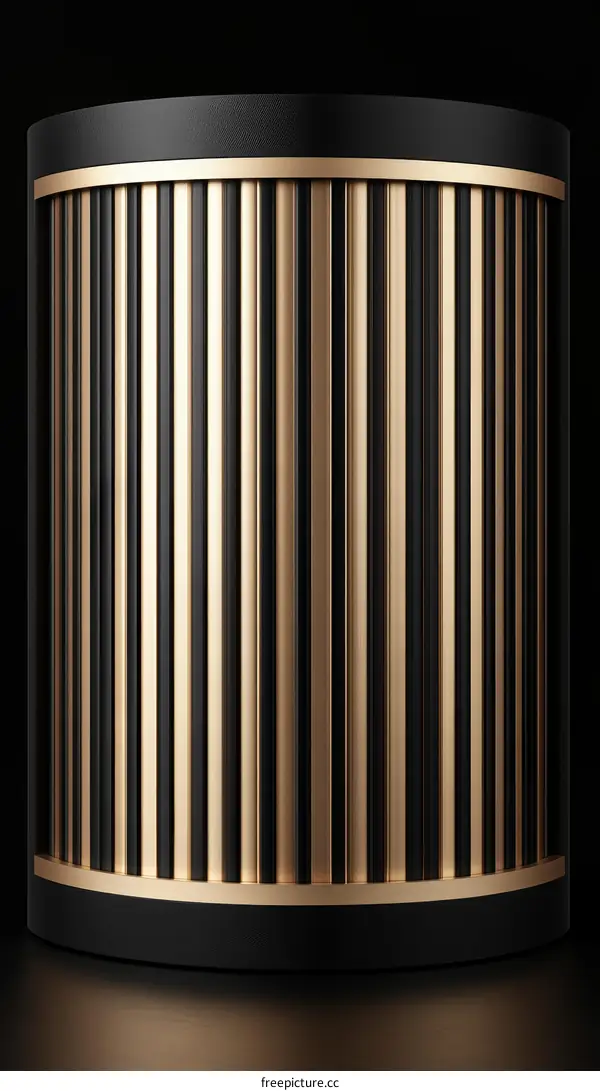 Abstract Cylindrical Geometric Design