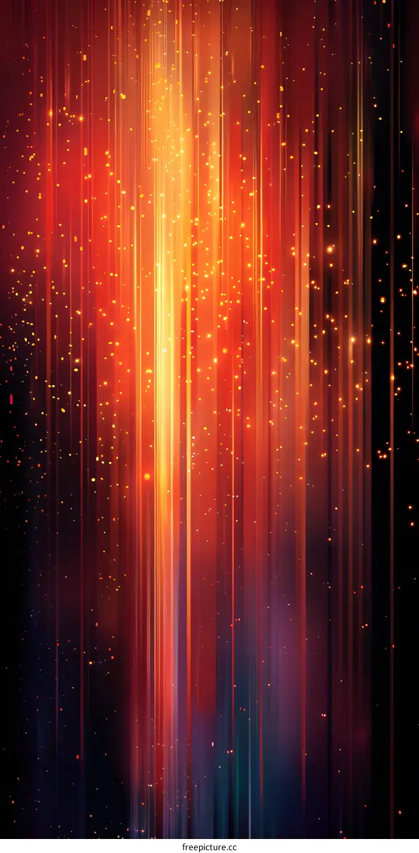 Red and yellow lights