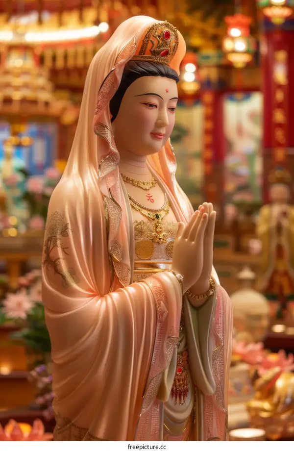 Mazu, the Chinese Goddess of the Sea: A Statue