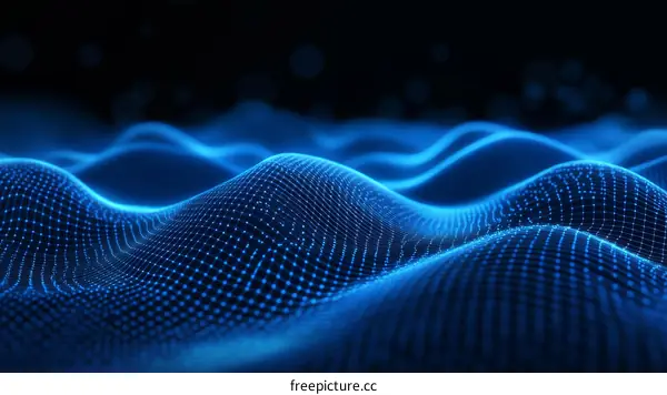 Abstract Digital Wave Design