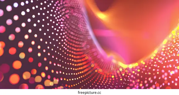 Abstract Colorful Dots Background