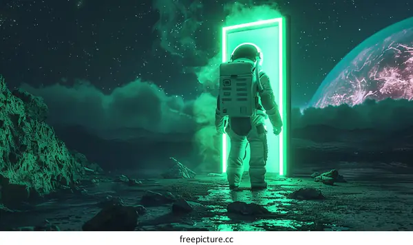 Astronaut Unveils Alien Portal