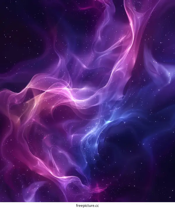Abstract Colorful Nebula Space Background