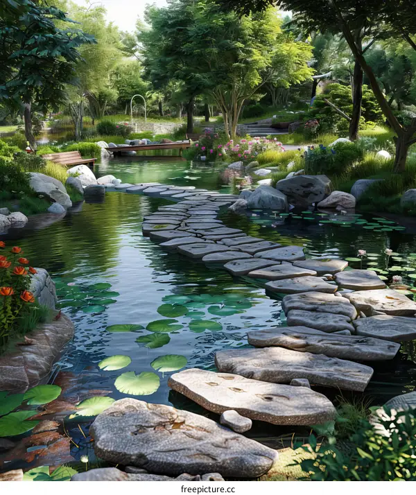 Tranquil Retreat in Harmony: Chinese Garden Serenity