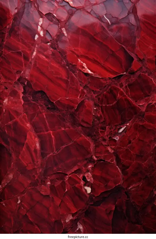 Red marble texture background