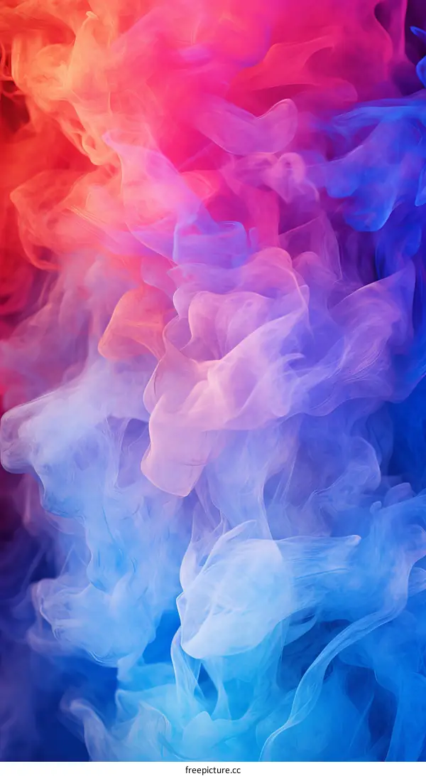 Abstract Colorful Smoke Background