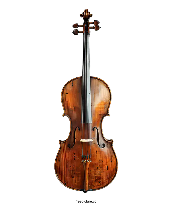[Transparent Background PNG]A violin on a white background