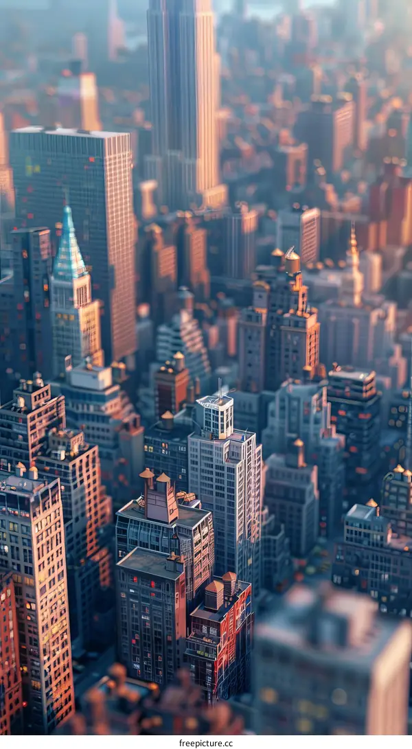 Tilt-Shift Cityscape: A Miniature Metropolis