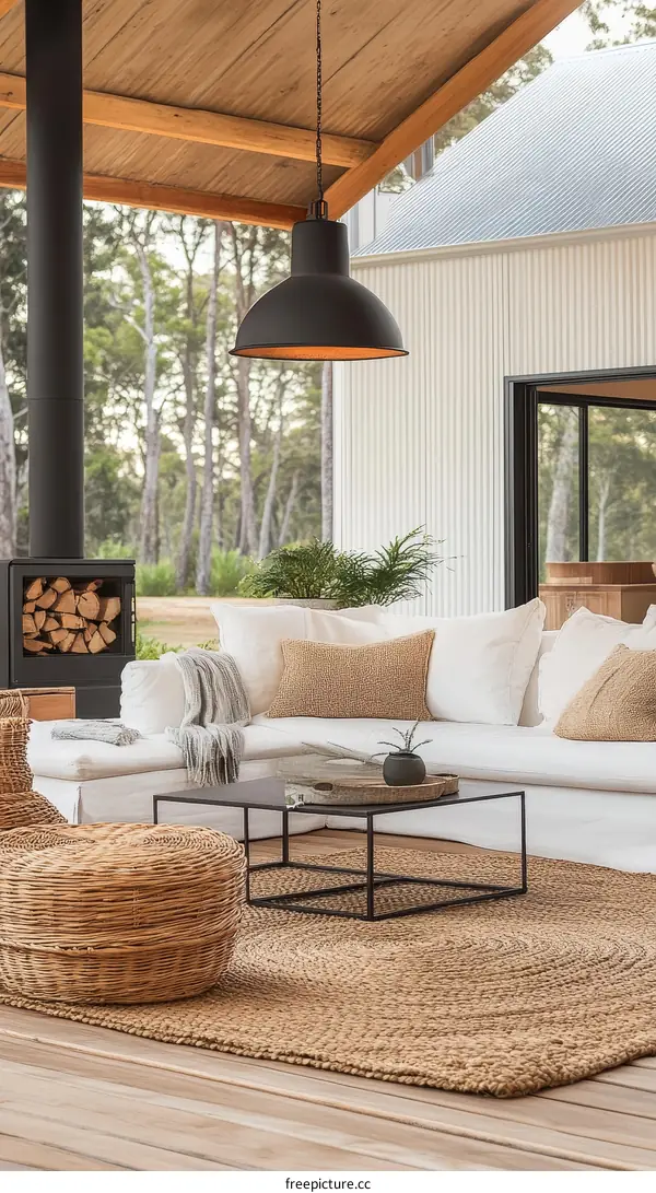 Outdoor Living Area with Modern Design