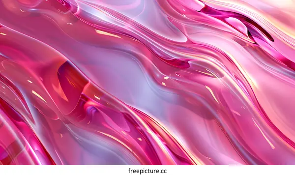 Abstract Pink Liquid Background
