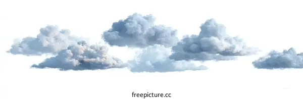 Beautiful Fluffy Clouds in the Sky