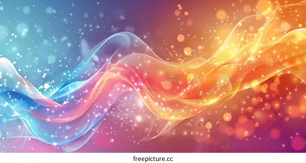Abstract Flowing Gradient Background