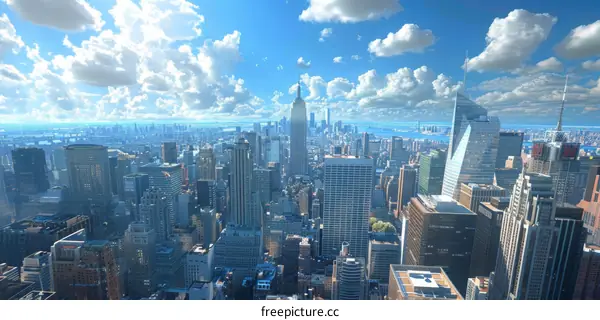 New York City Skyline with the Empire State Building