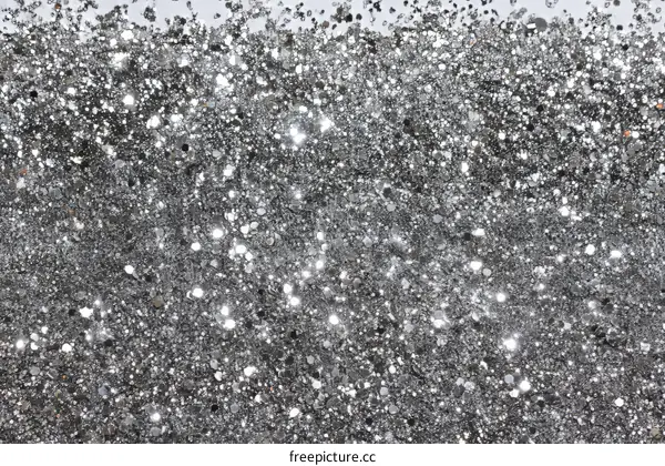 Silver Glitter Background Texture