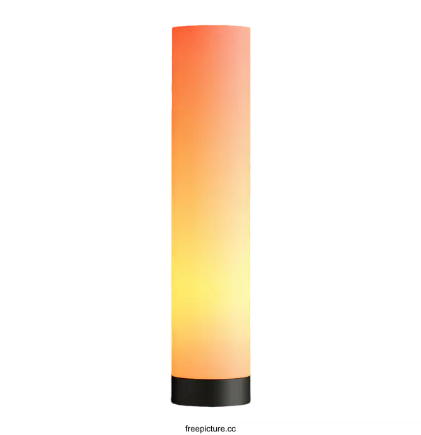 [Transparent Background PNG]Modern Gradient Cylindrical Table Lamp