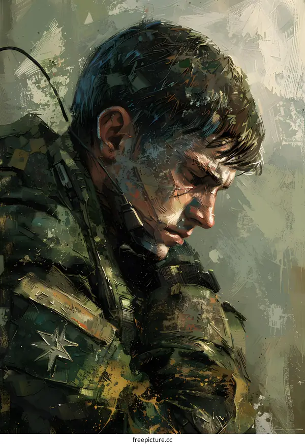 Portrait of a soldier