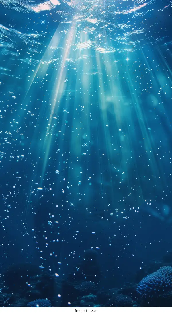 Sunlight Penetrating Water