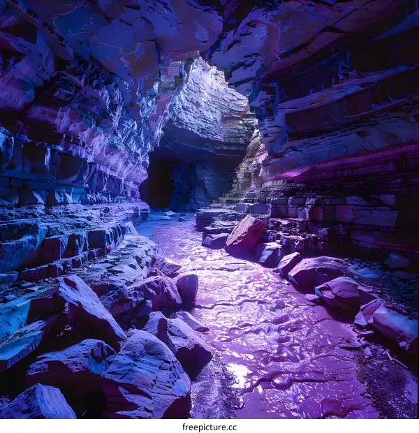 Purple Cave Stream