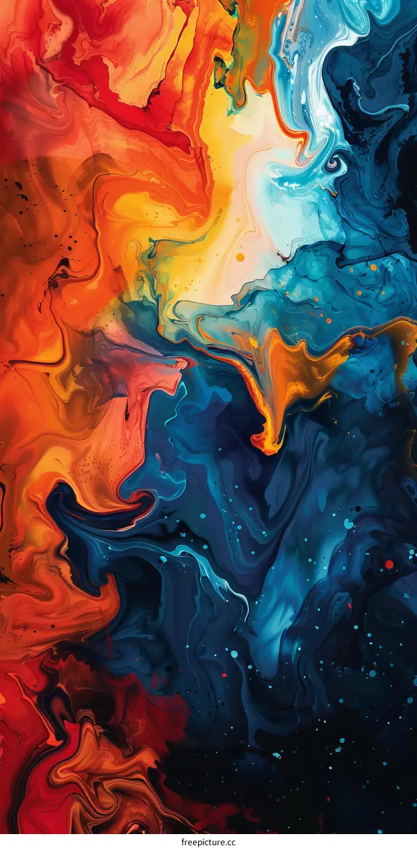 Colorful Abstract Art on Canvas