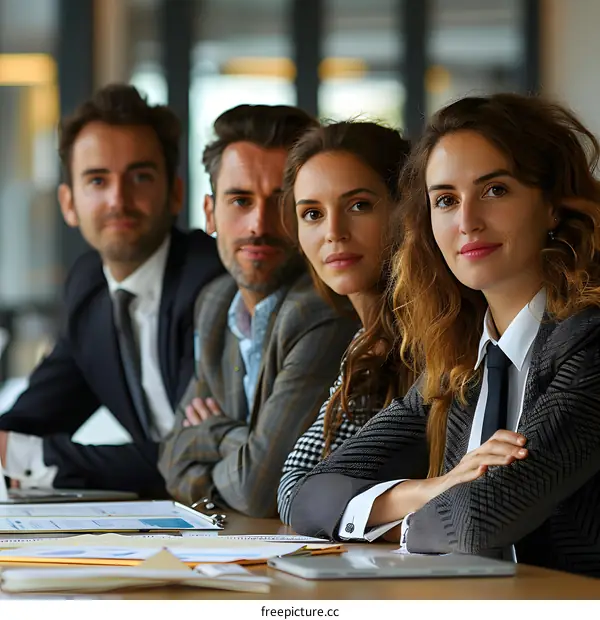 Business People Meeting Discussion Professionals