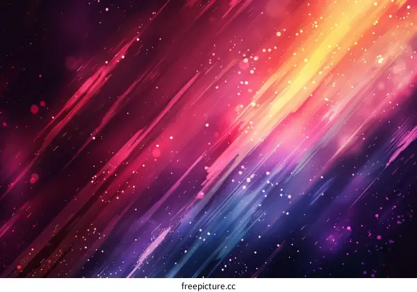 Colorful Light Streaks