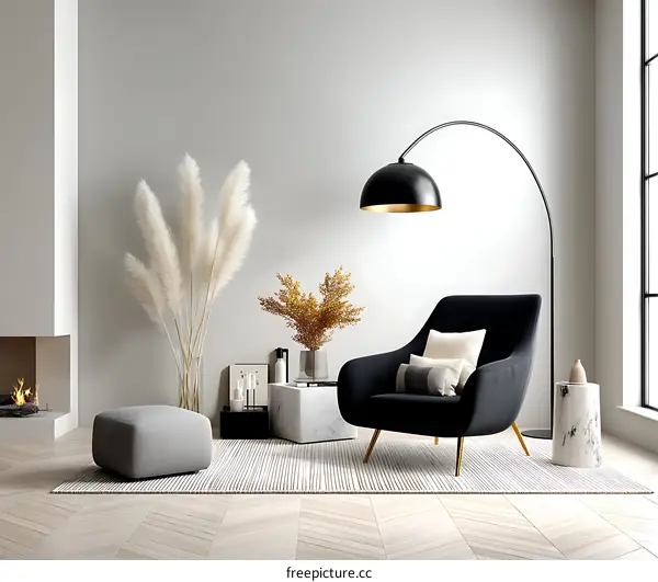 Modern Minimalist Living Room Interior Design