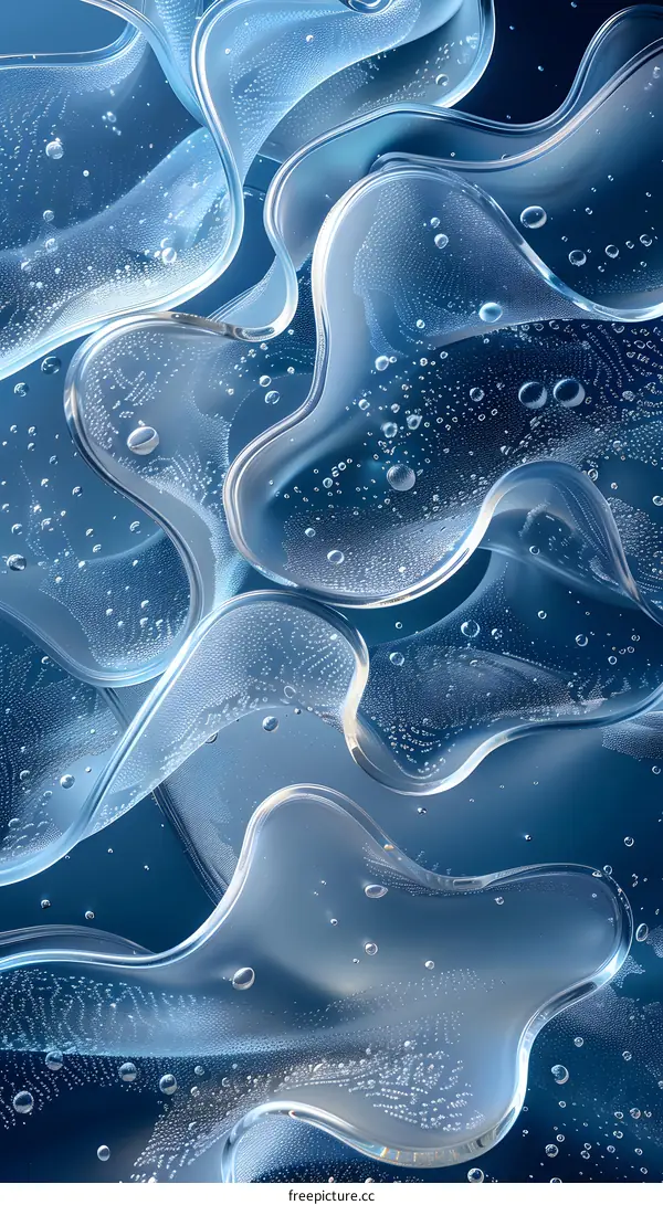 Blue Abstract Glassmorphism