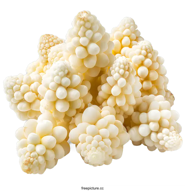 [Transparent Background PNG]Romanesco Broccoli on White Background