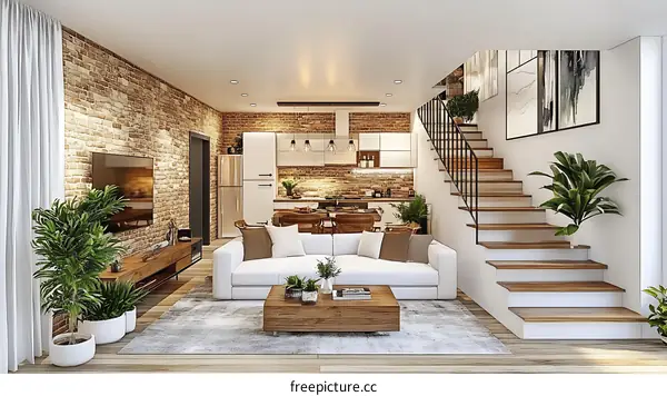 Modern Open-Concept Home Interior Design