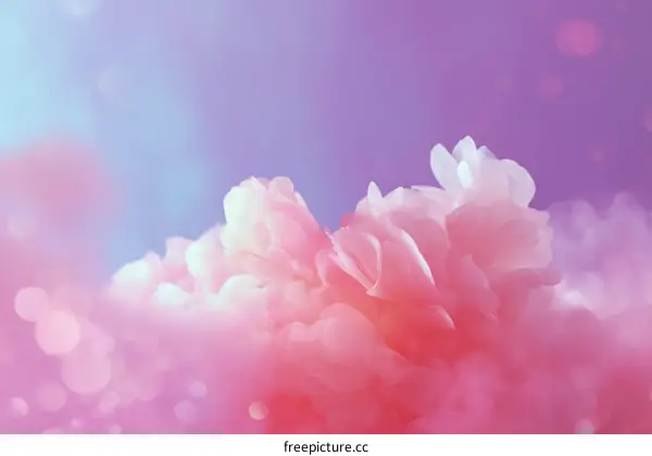 Abstract Pink Floral Design