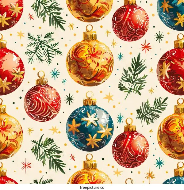 Hand-painted Christmas Baubles