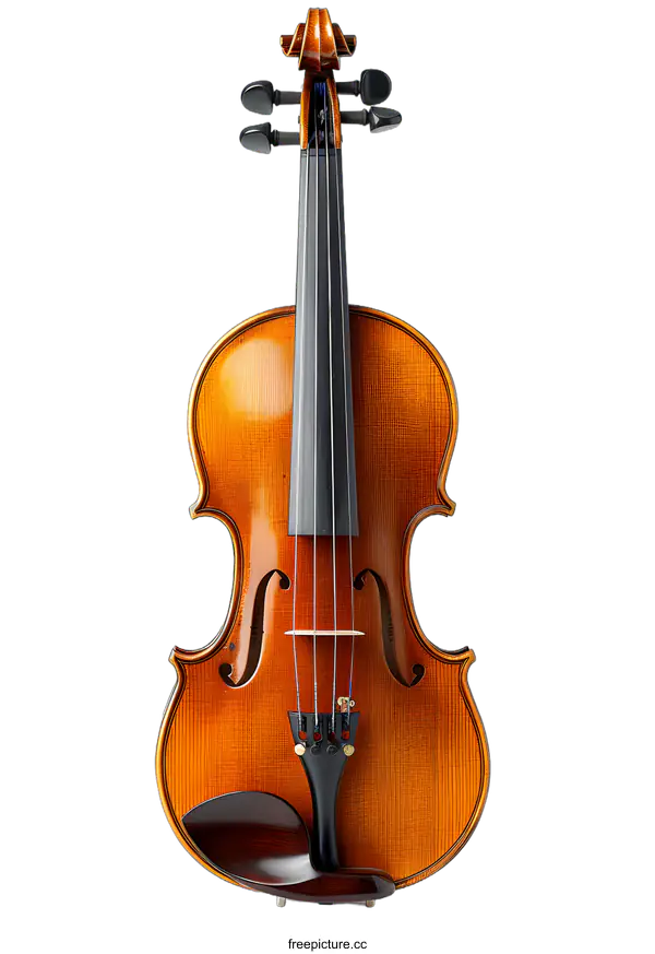 [Transparent Background PNG]Violin on a White Background