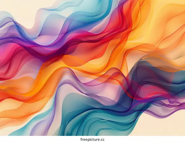 Colorful abstract painting