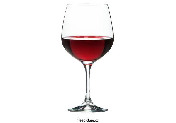 [Transparent Background PNG]Elegant Red Wine Glass