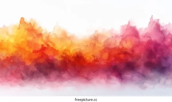 Colorful watercolor painting background