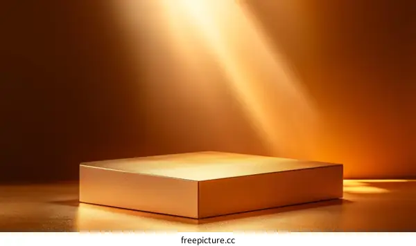 Golden Product Showcase Platform with Spotlight