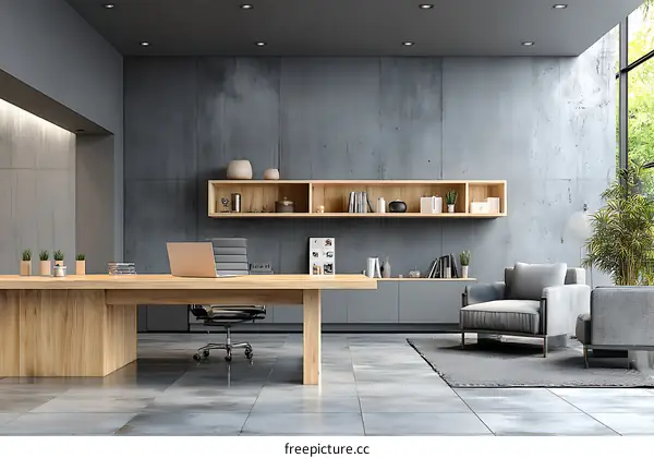 Modern Minimalist Office Space Design