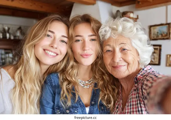 Three Generations of Happiness Photo