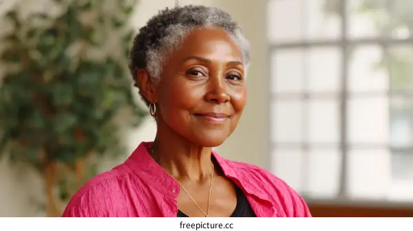 Portrait of a Smiling Senior Woman