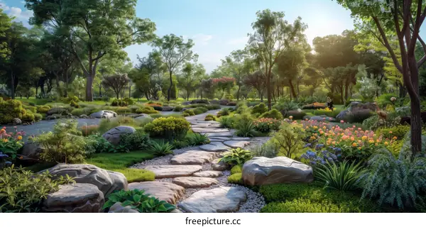 Garden Landscape Design Renderings