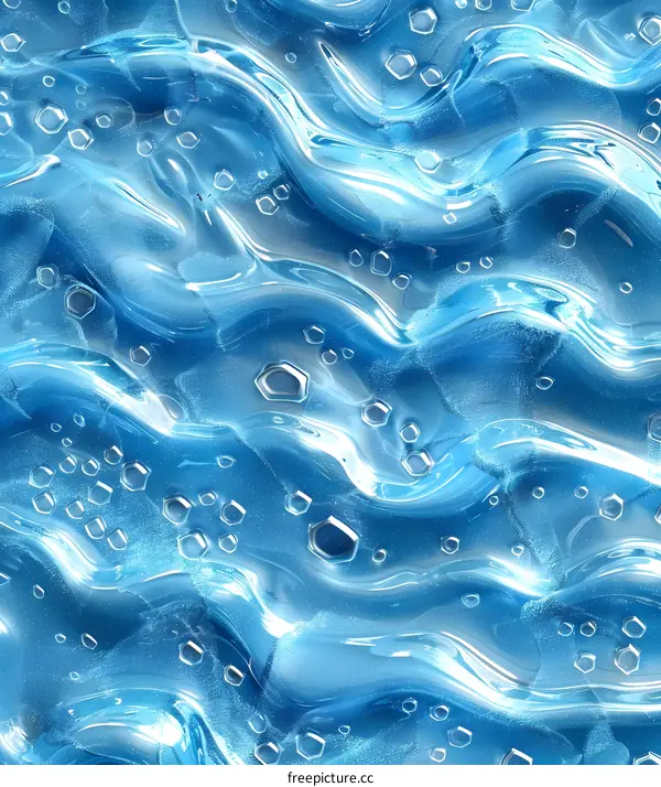 Abstract Flowing Water Texture