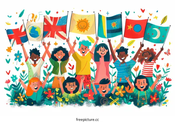 Children of the World Celebrating Diversity