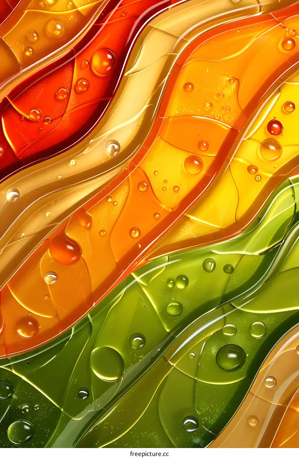 Colorful abstract waves background