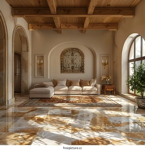 European style living room interior design