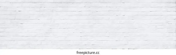Whitewashed Brick Wall Texture Background